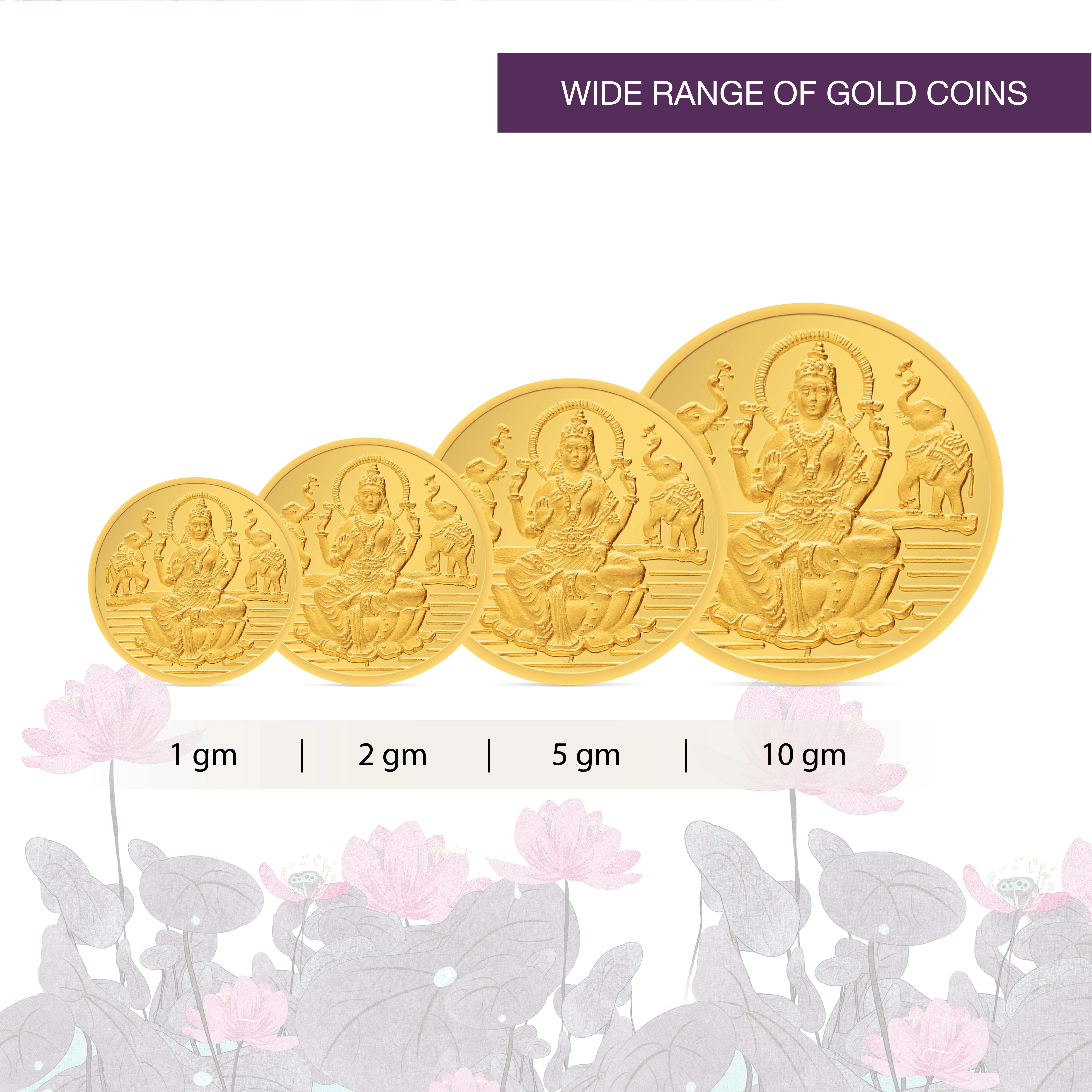 2 Gram 24 KT (995) Laxmi Shree Gold Coin - Image 5