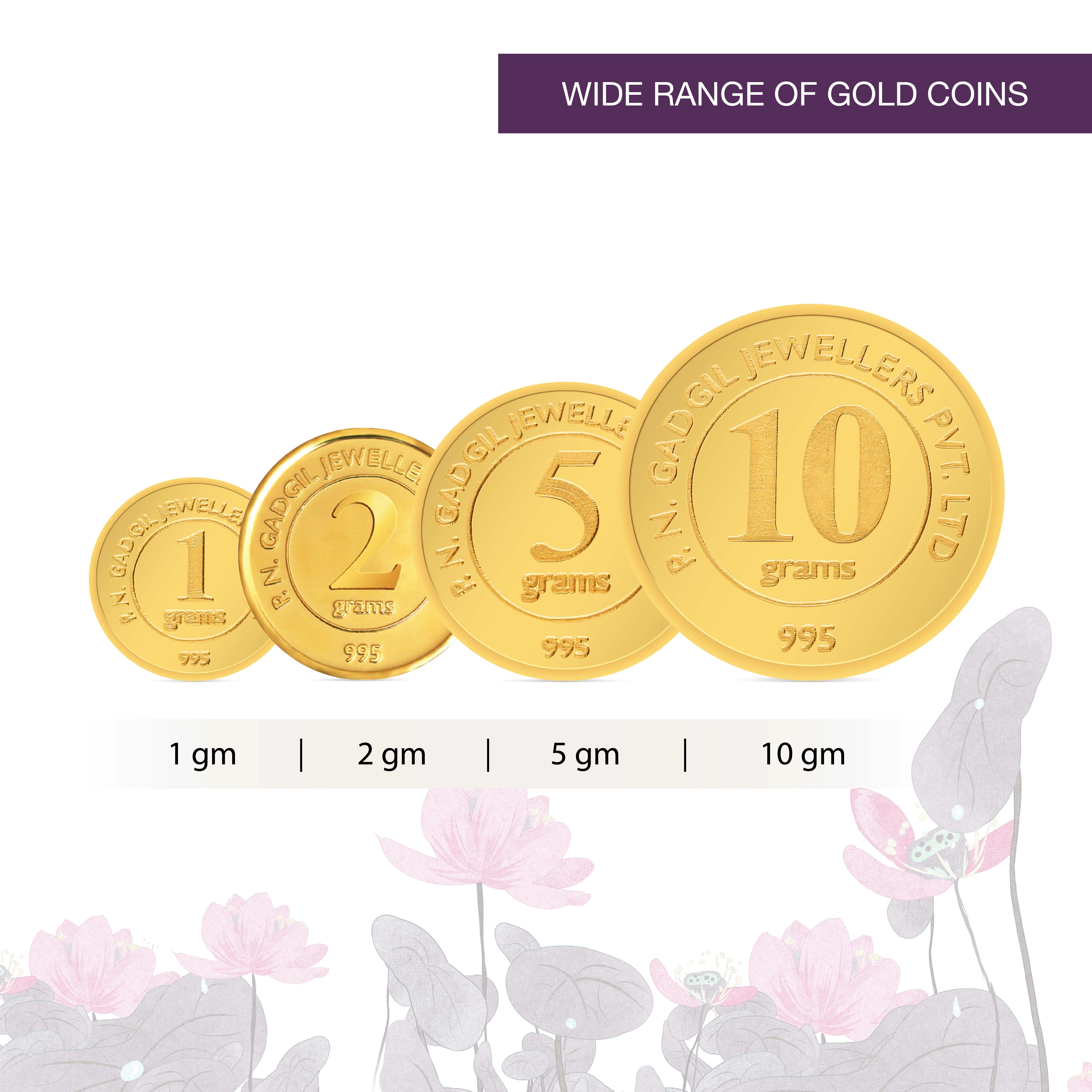 5 Gram 24 KT (995) PNG Gold Coin - Image 6