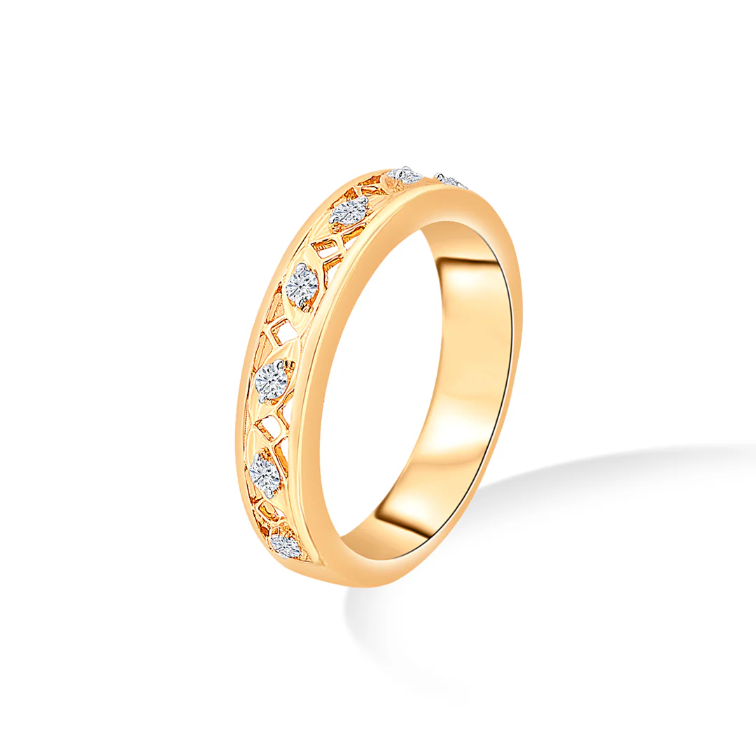 Axion Crest Gold & Diamond Ring - Image 3