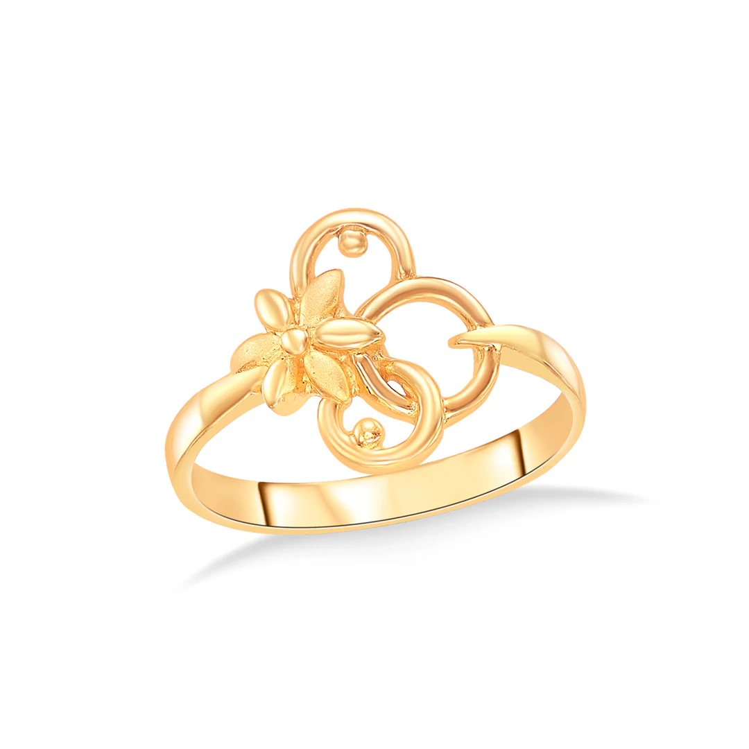 Blossom Bliss Gold Casual Ring For Women - Image 2