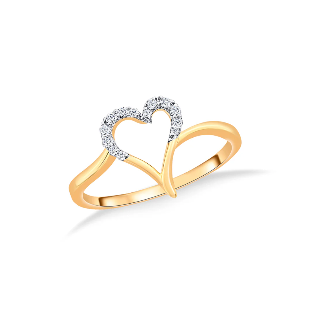 Bound by Heart Gold & Diamond Ring - Image 2