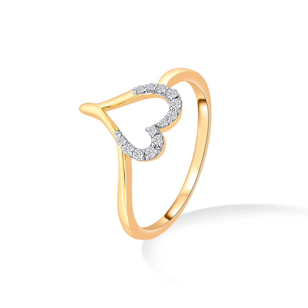 Bound by Heart Gold & Diamond Ring - Image 3