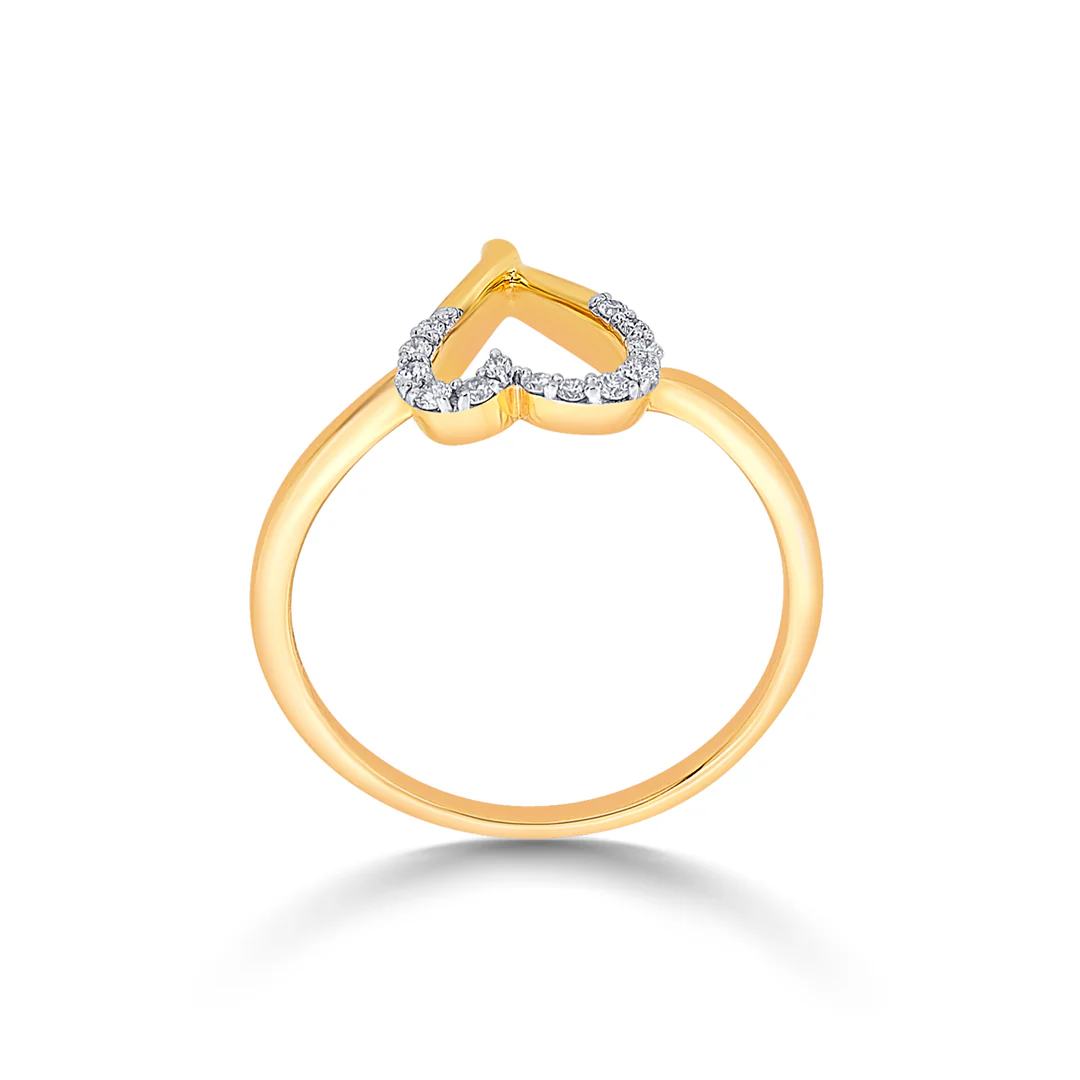 Bound by Heart Gold & Diamond Ring - Image 4