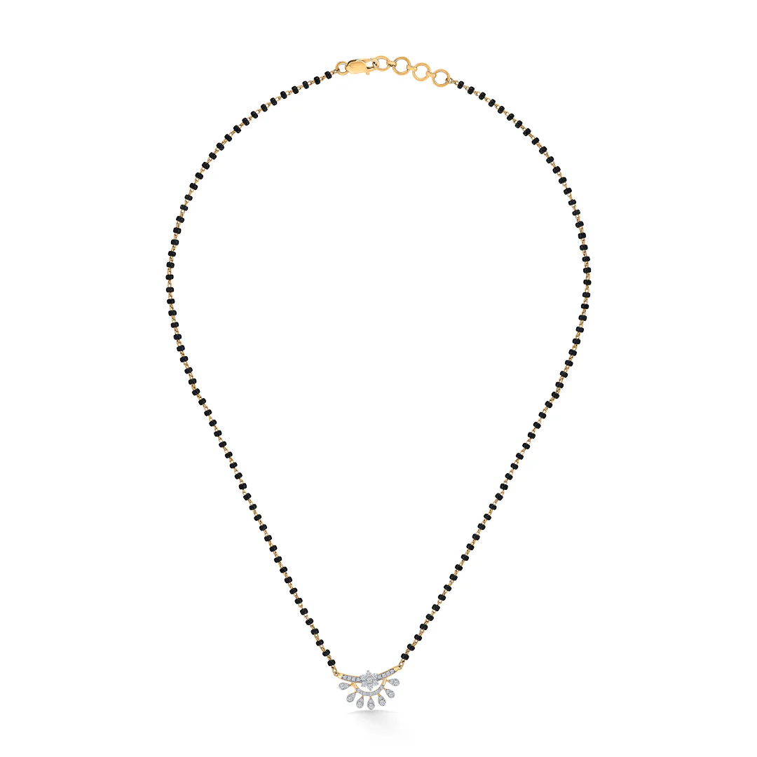 Circa Grace Gold & Diamond Modern Mangalsutra for Women - Image 2
