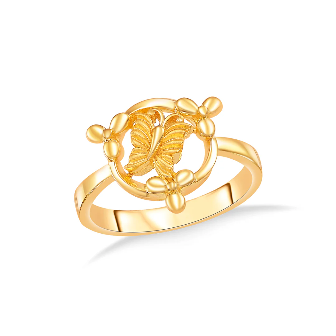 Contempo Loop Gold Casual Ring For Women - Image 2