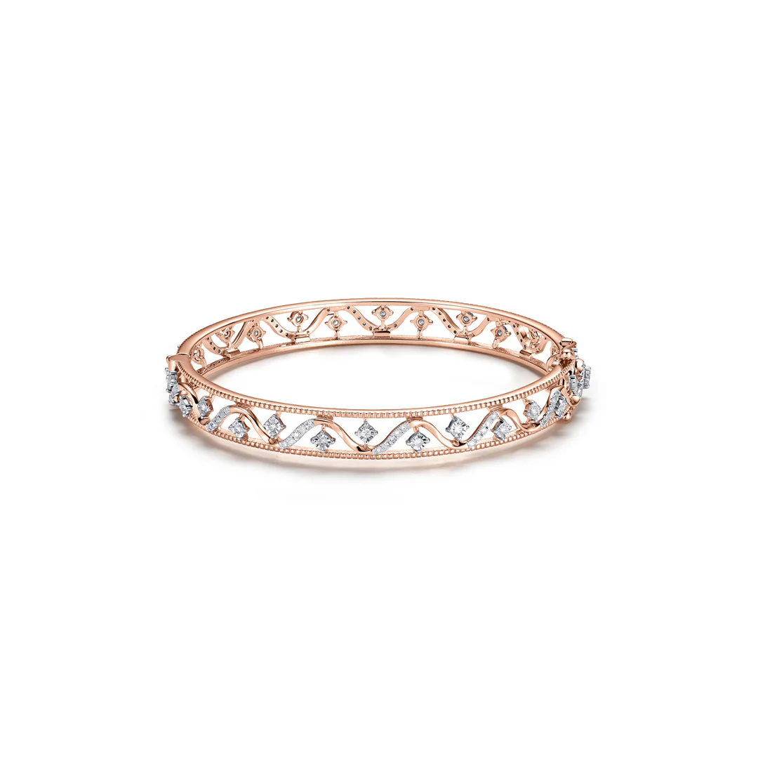 Crysta Net Diamond Bangle - Image 3