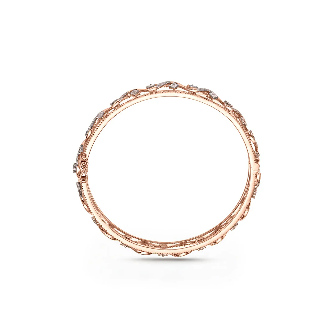 Crysta Net Diamond Bangle - Image 5