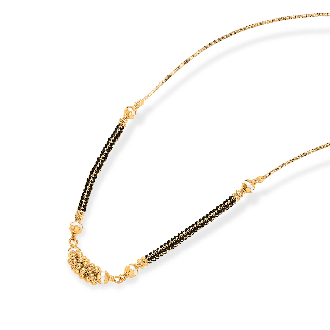 Dusky Bond Gold Modern Mangalsutra - Image 3