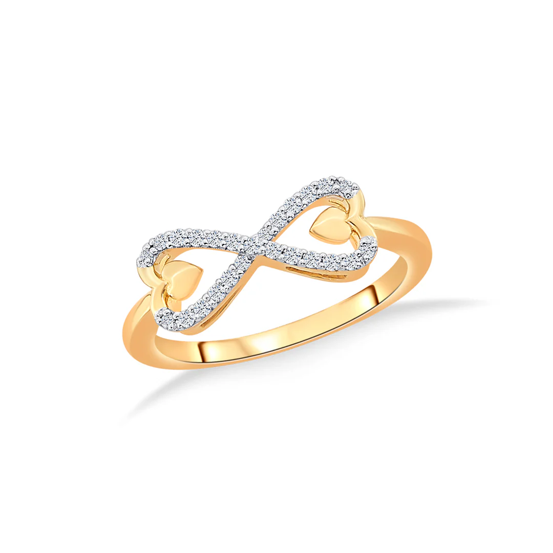 Endura Love Gold and Diamond Ring - Image 2