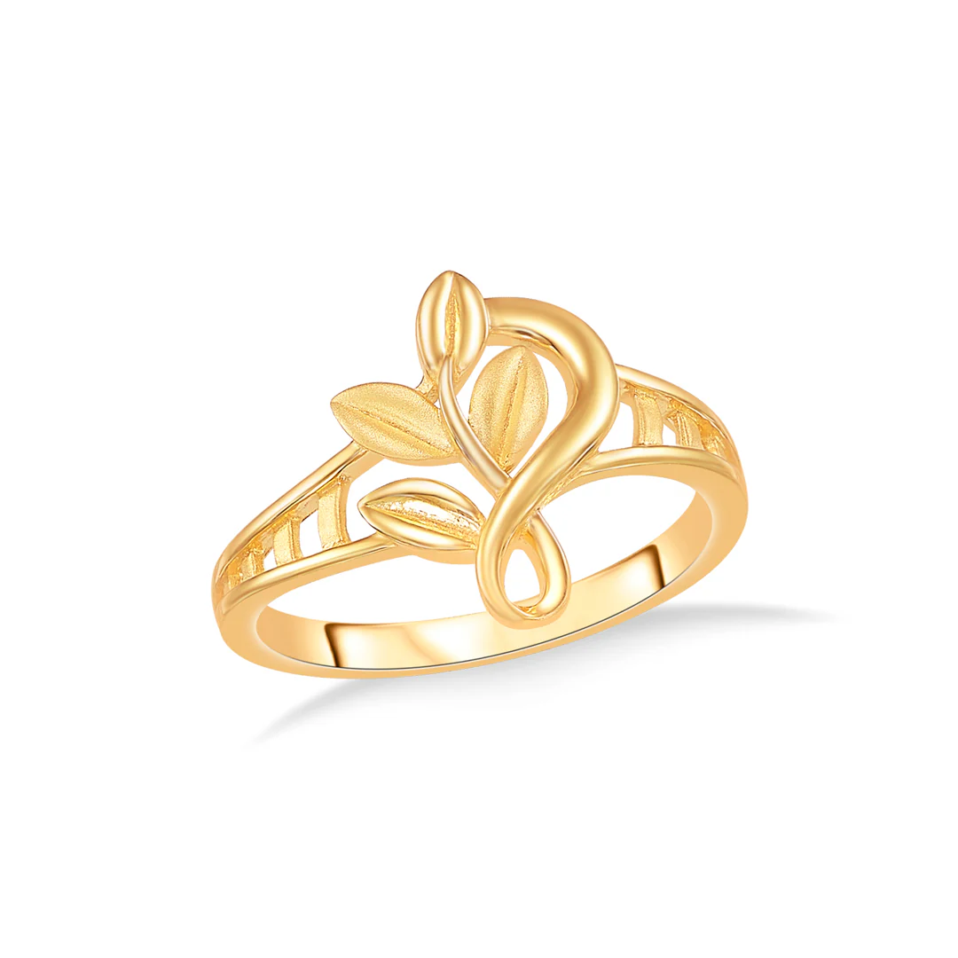 Gardenia Gleam Gold Casual Ring For Women - Image 2