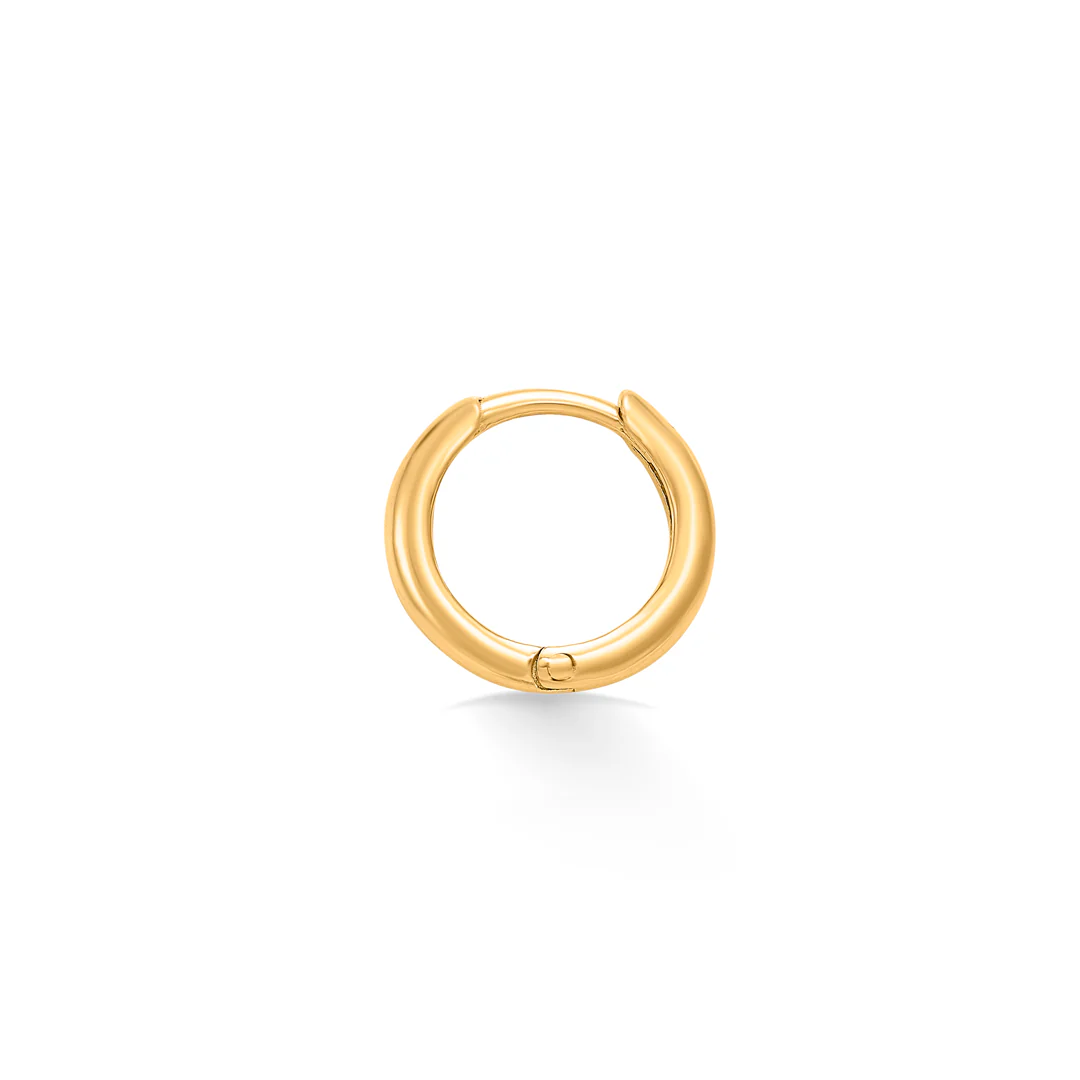 Golden Orbit Bali Gold Men's Earring - Image 3