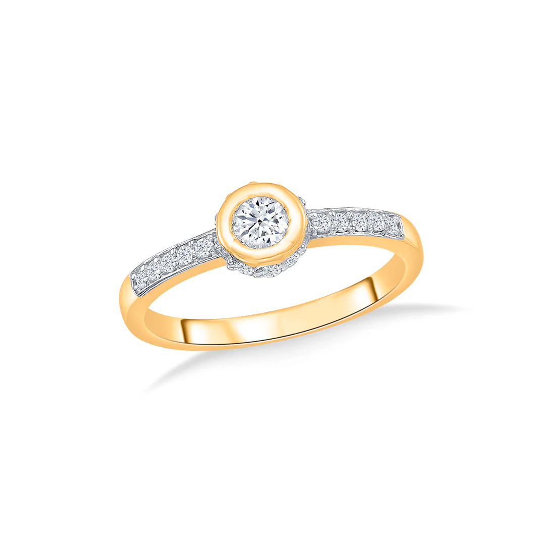 Illuminated Dream Gold Engagement Ring For Women - Image 2