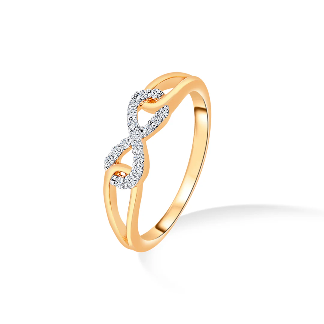 Infinity Dusk Gold & Diamond Ring - Image 3