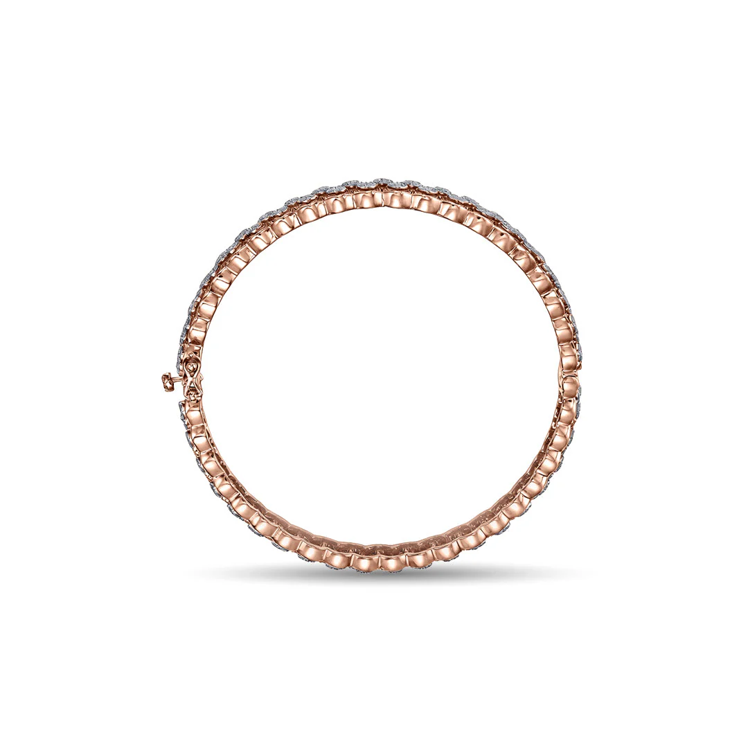 Miraya Grid Diamond Bangle - Image 5