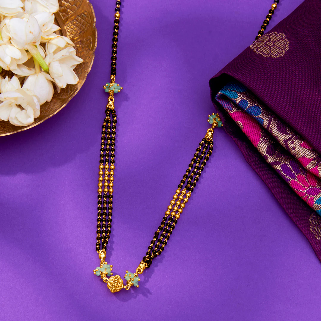 Orabella Unity Yellow Gold Modern Mangalsutra For Women