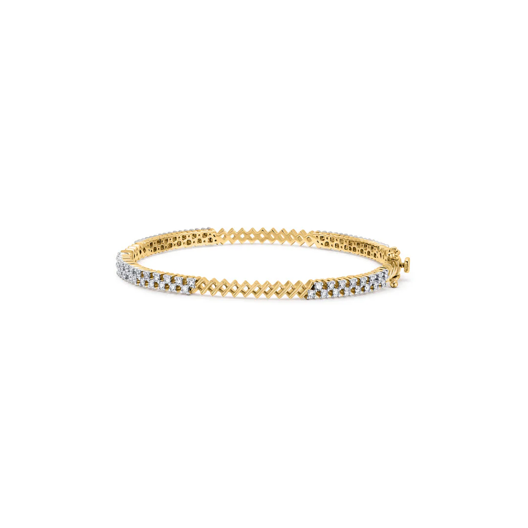 Orna Gleam Diamond Bangle - Image 3