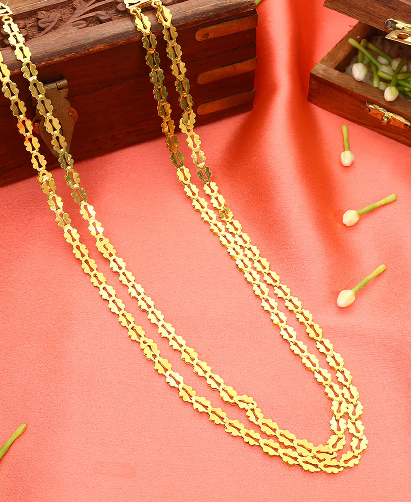 Paramparik Pohe Haar Yellow Gold Necklace For Women - Image 4