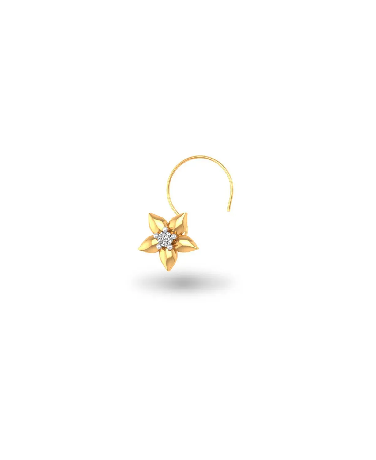 Periwinkle Style Diamond Nosepin - Image 4