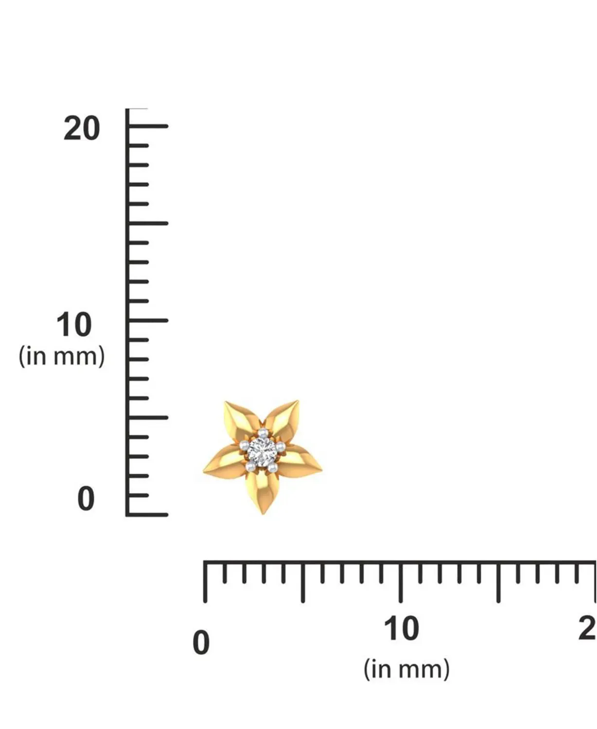 Periwinkle Style Diamond Nosepin - Image 5