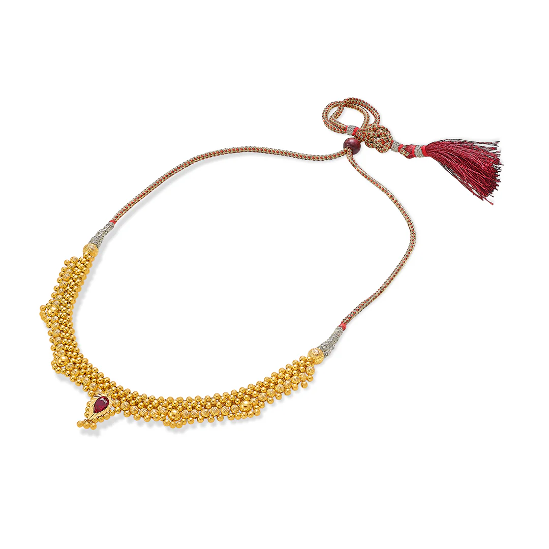 Rajmayura Gold Thushi - Image 3