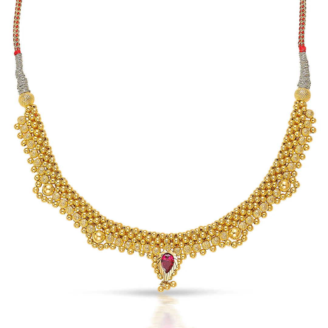 Rajmayura Gold Thushi - Image 4