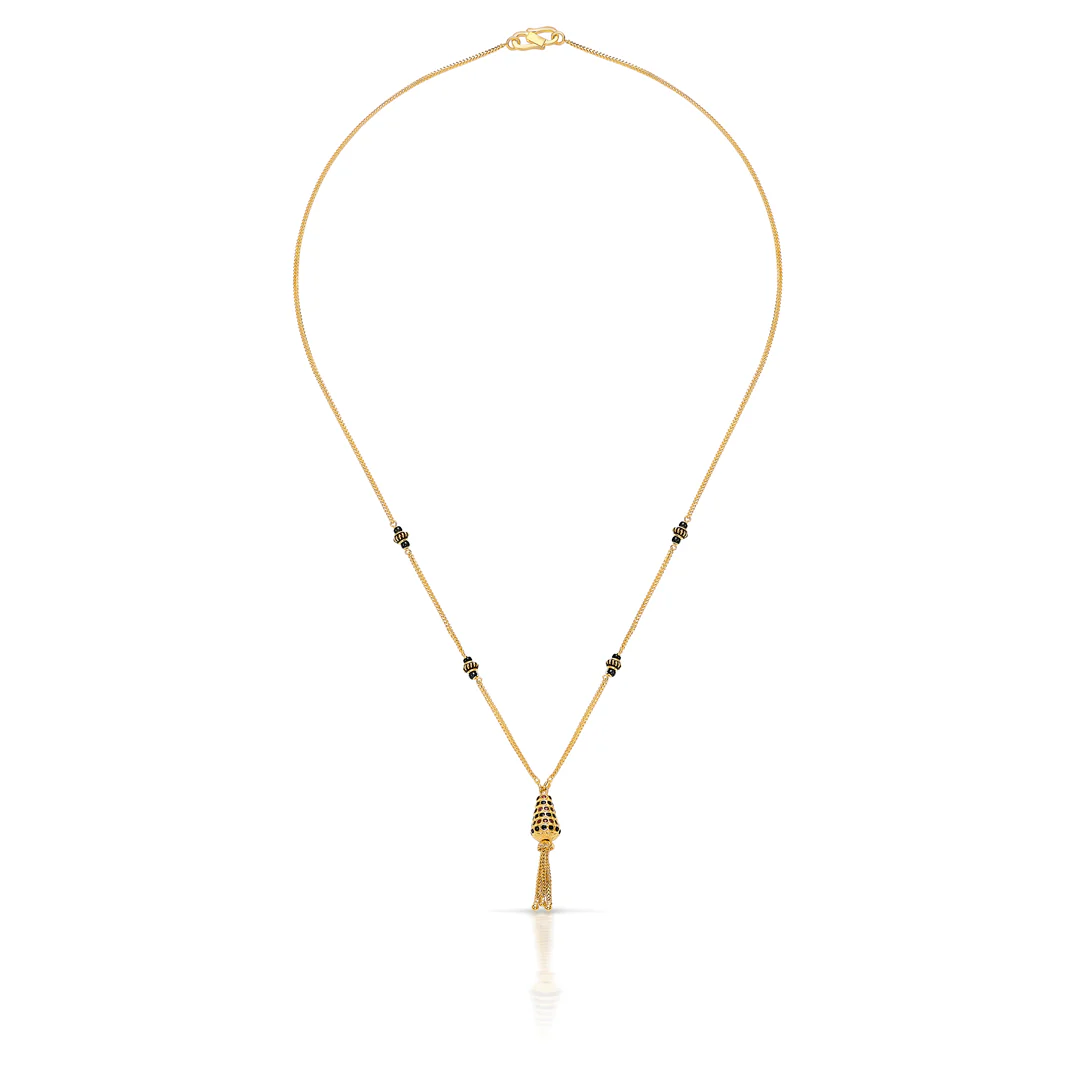 Regal Unity 22 Karat (916) Yellow Gold Modern Mangalsutra For Women - Image 2
