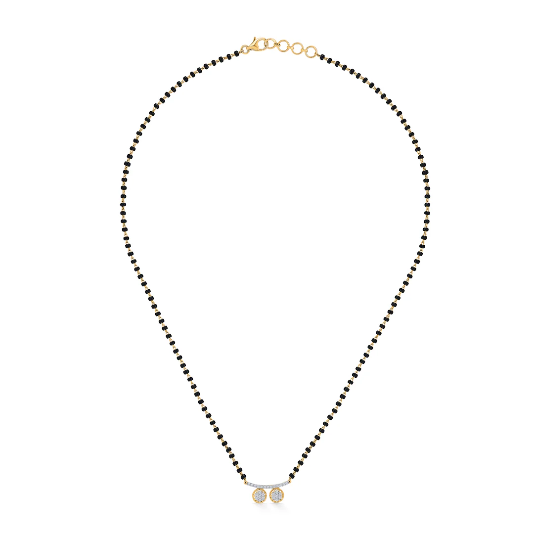 Regal Wati Gold & Diamond Modern Mangalsutra for Women - Image 2