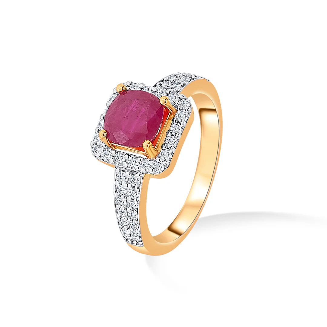 Rubessa Crown Gold & Diamond Ring - Image 3
