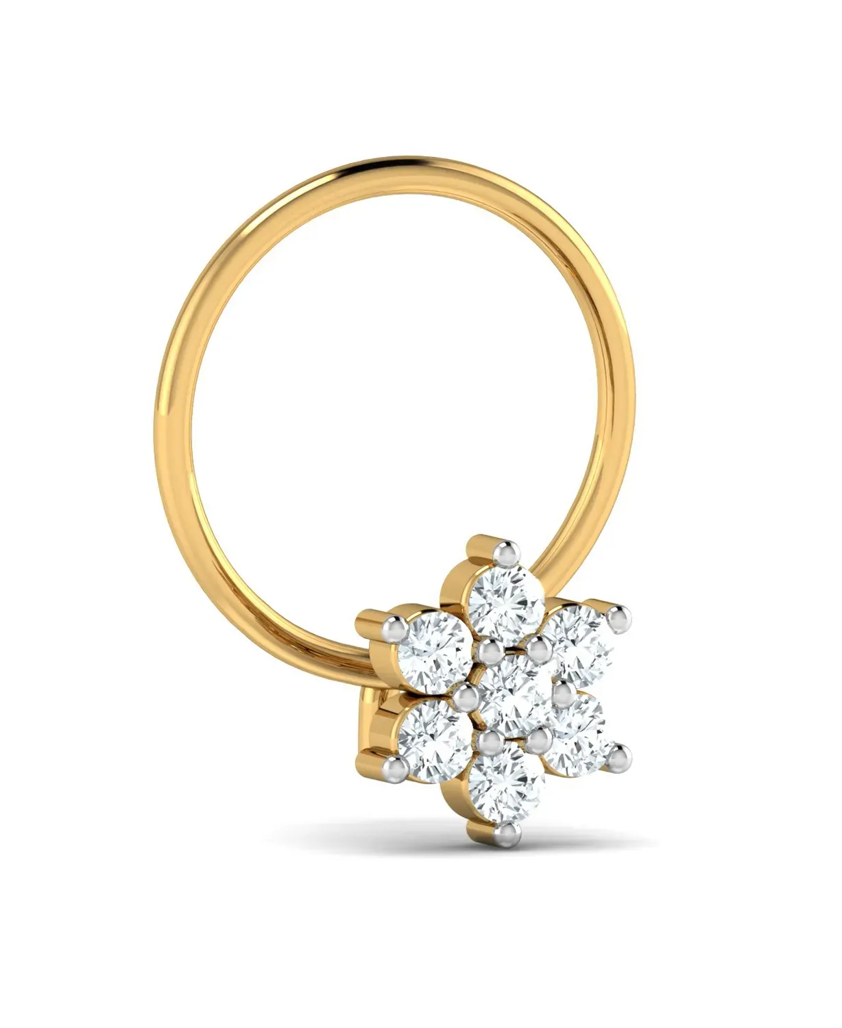 Simple Diamond Nosepin - Image 4