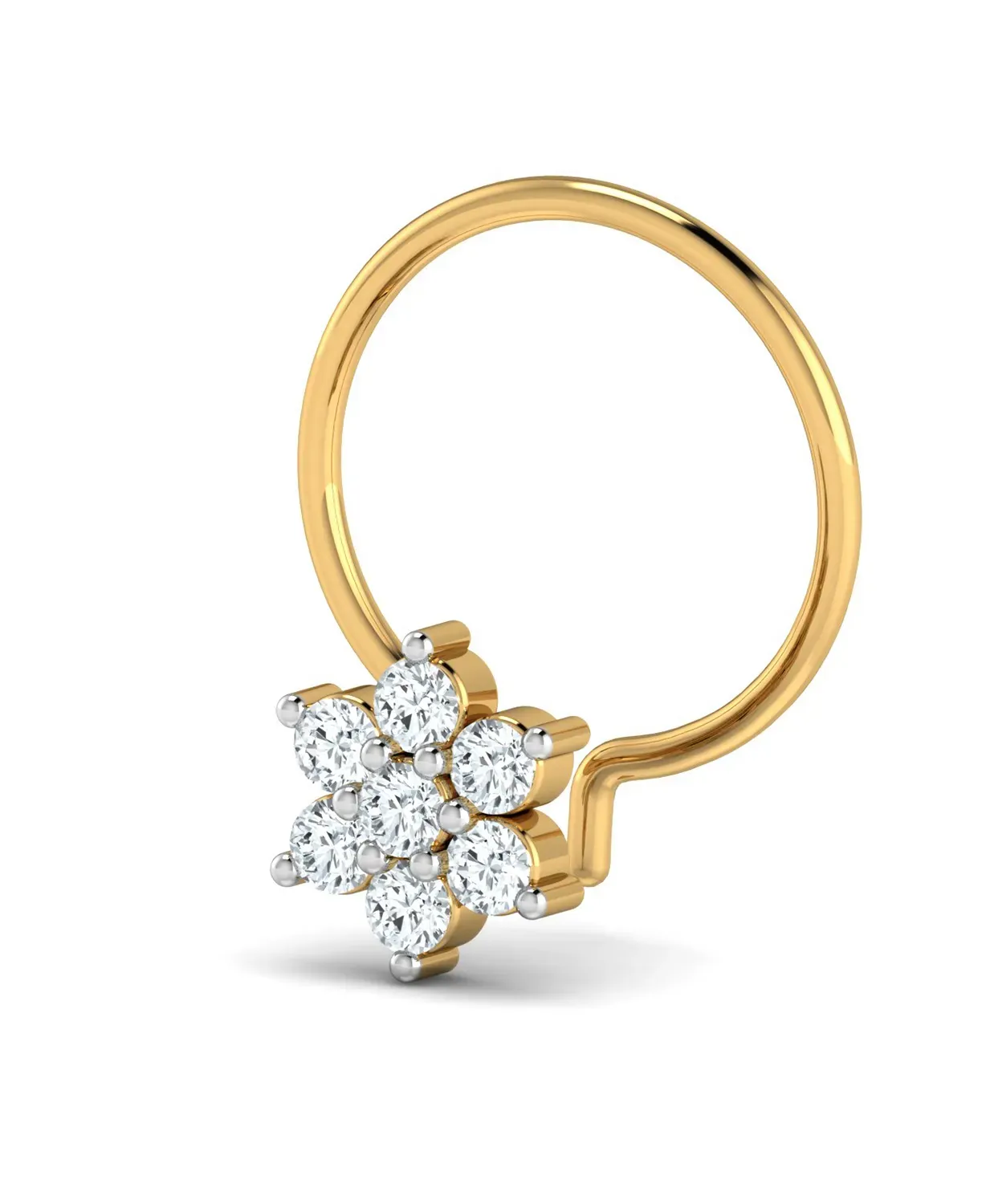 Simple Diamond Nosepin - Image 5