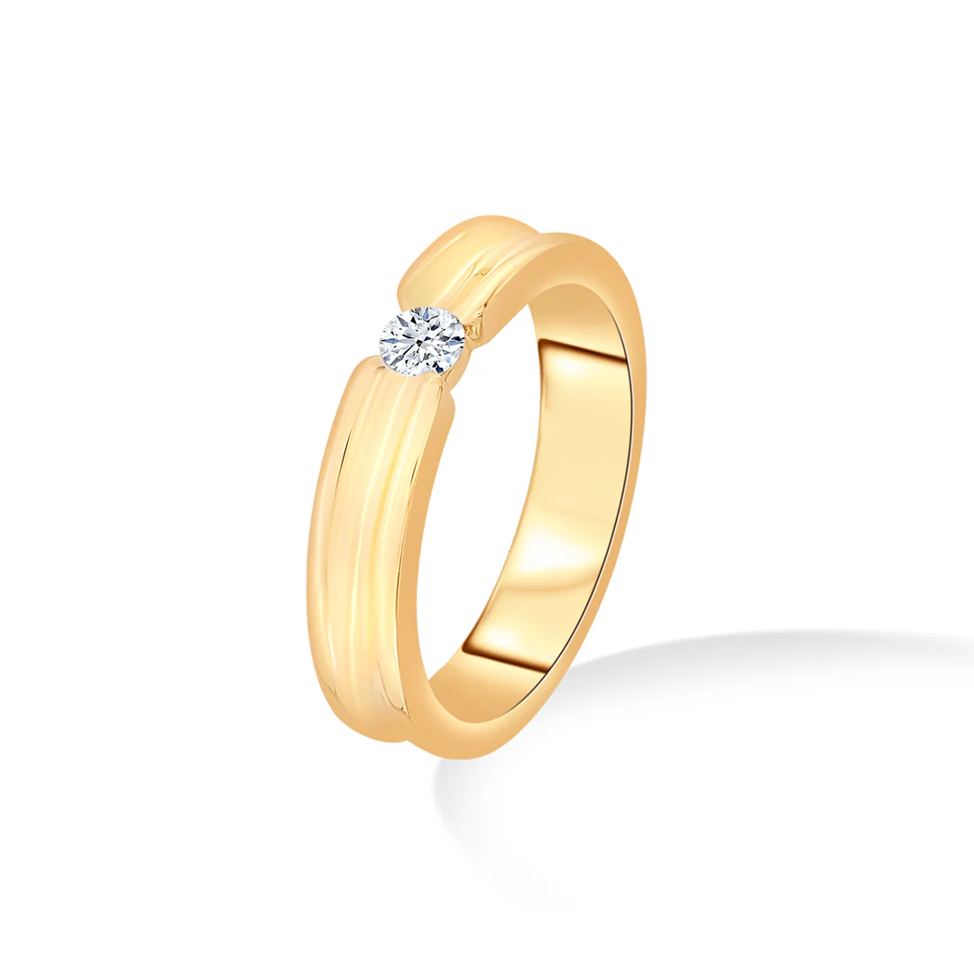 Solvar Axis Gold & Diamond Ring - Image 3
