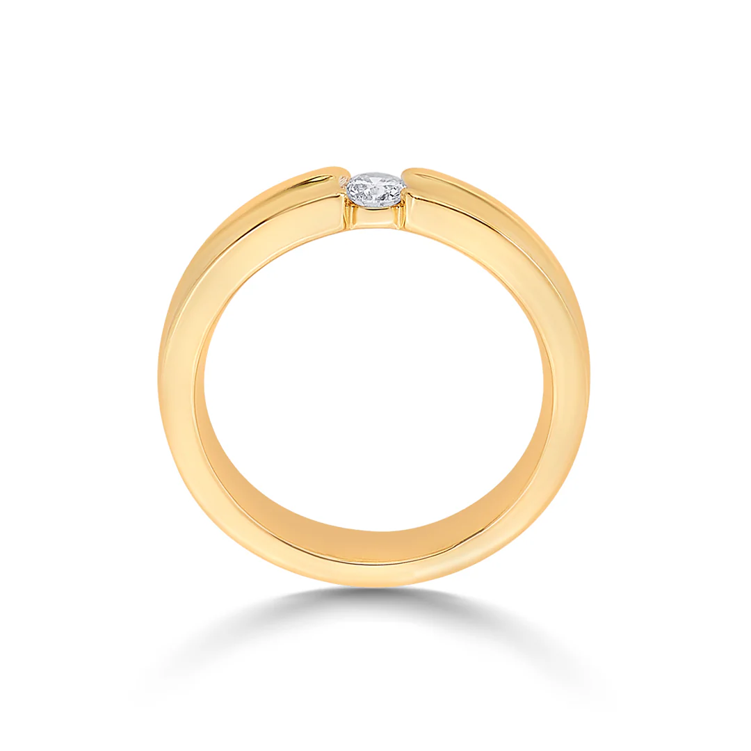 Solvar Axis Gold & Diamond Ring - Image 4