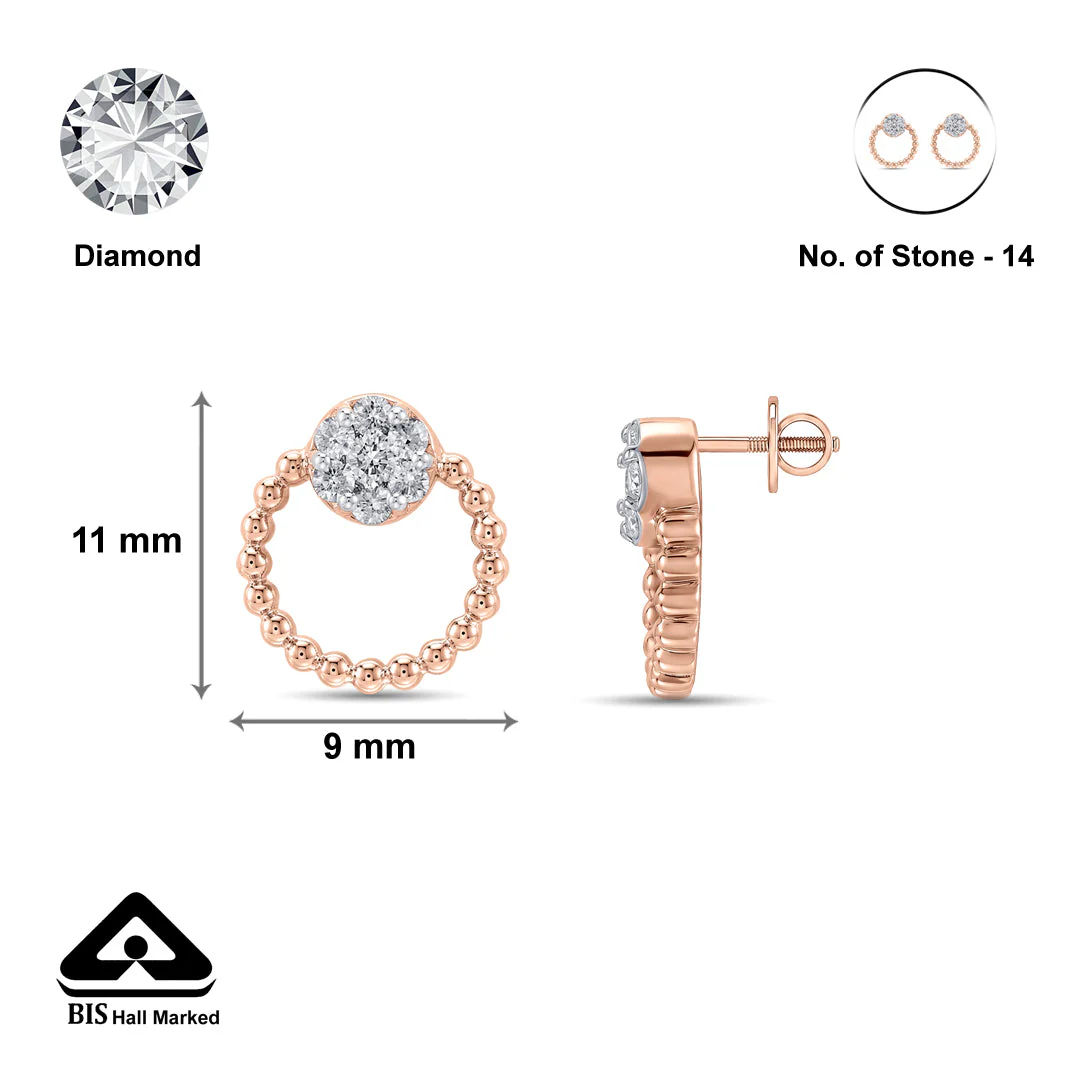 Solvia Grace Diamond Earring - Image 6