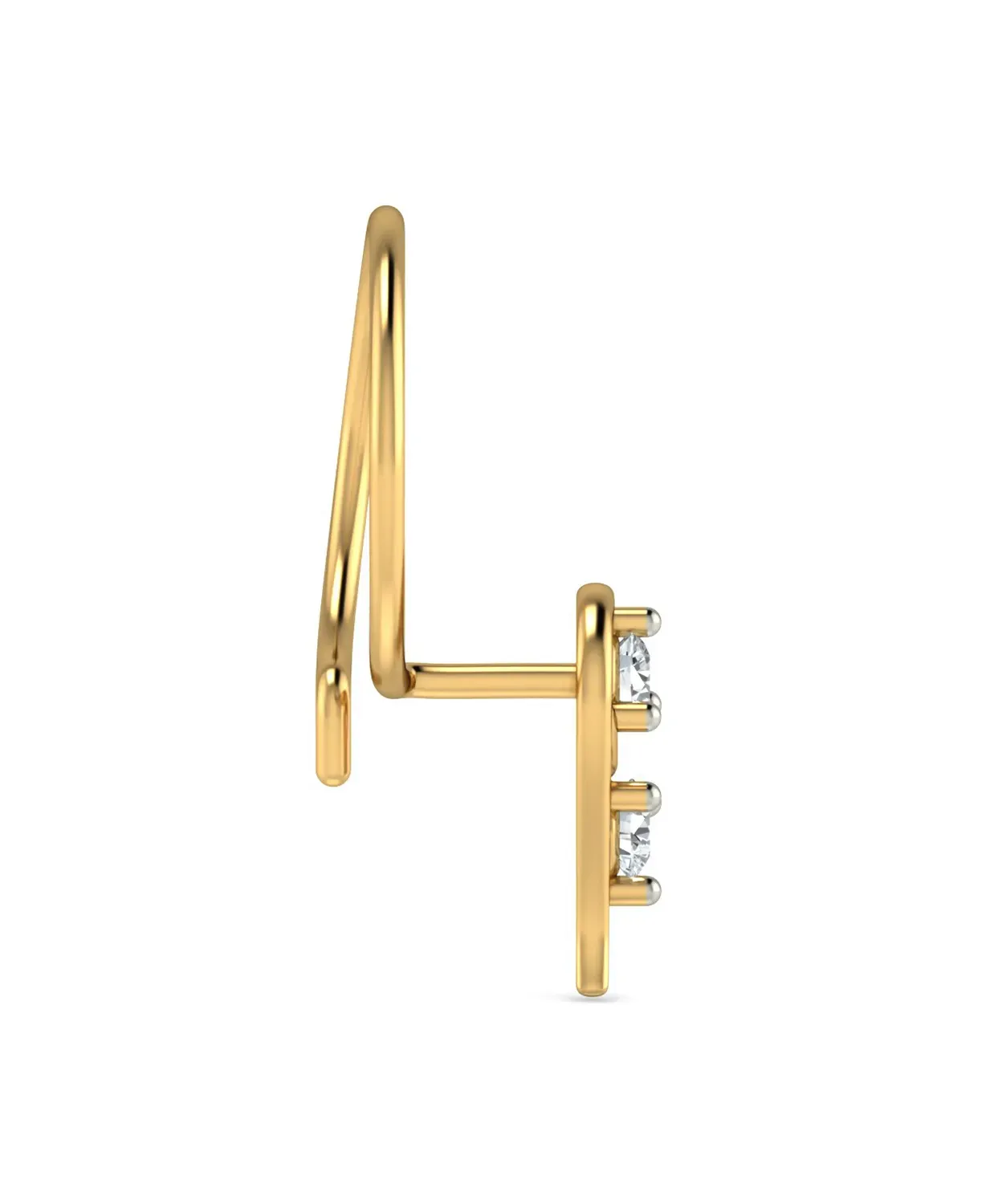 Statement Diamond Nosepin - Image 3