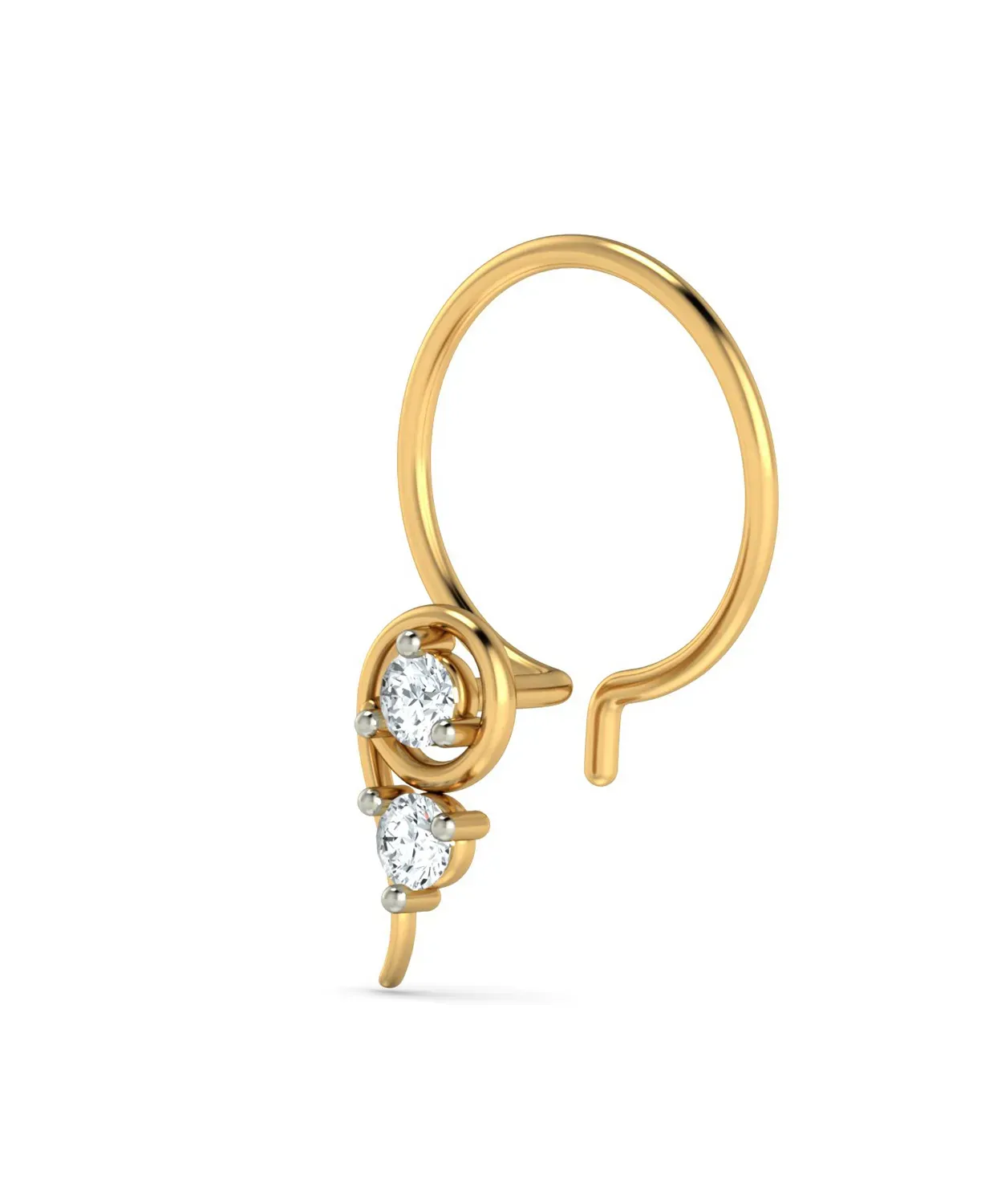 Statement Diamond Nosepin - Image 5