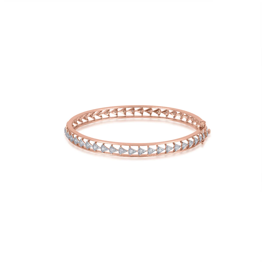 Stella Arc Diamond Bangle - Image 3
