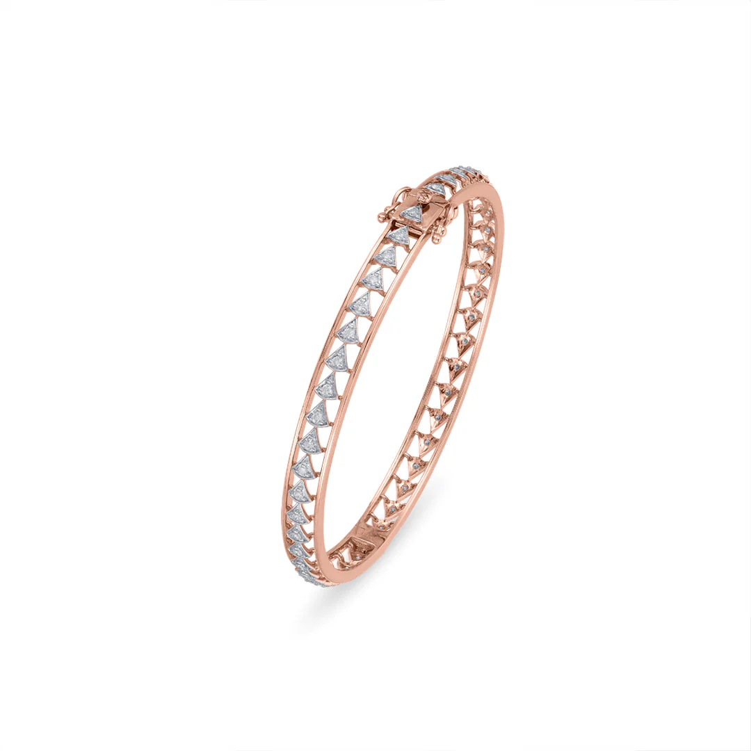 Stella Arc Diamond Bangle - Image 4