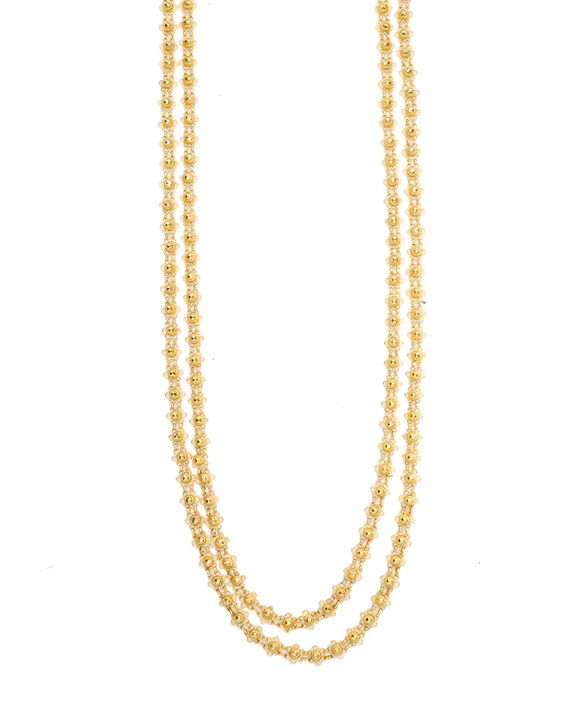 Swarna Bakuli Haar Yellow Gold Necklace For Women - Image 2