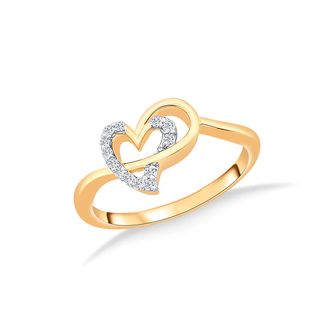 Tangled in Love Gold & Diamond Ring - Image 2