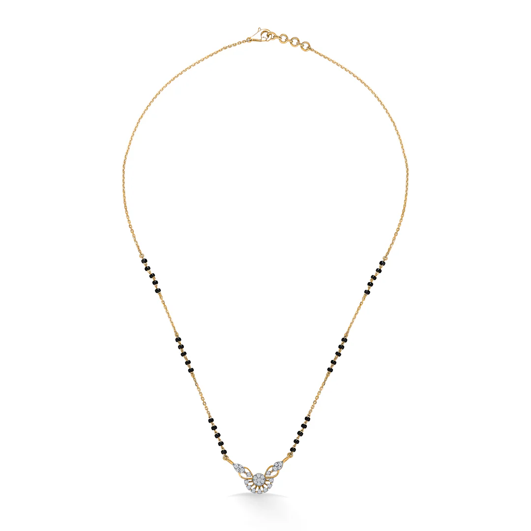 Ties of Tara Gold & Diamond Modern Mangalsutra - Image 2