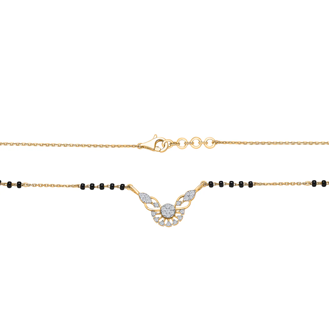 Ties of Tara Gold & Diamond Modern Mangalsutra - Image 4