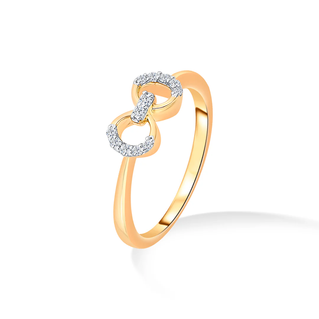 Twilight Ties Gold & Diamond Ring - Image 3
