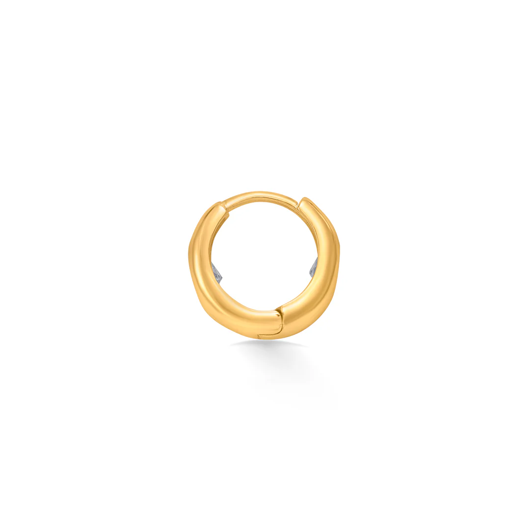 Twist Dew Bali Gold Men's Earring - Image 3