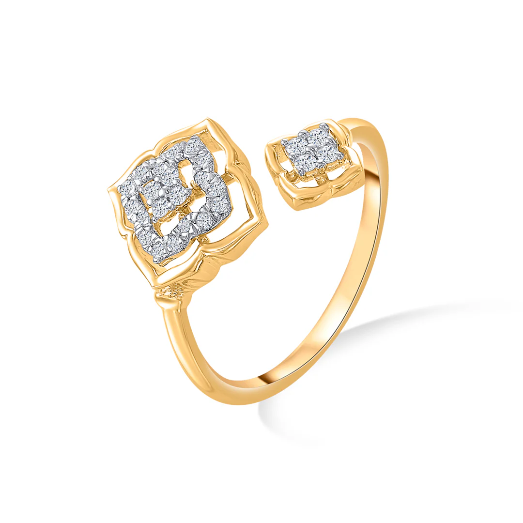 Vesper Gold & Diamond Fashion Ring For Women - Image 3