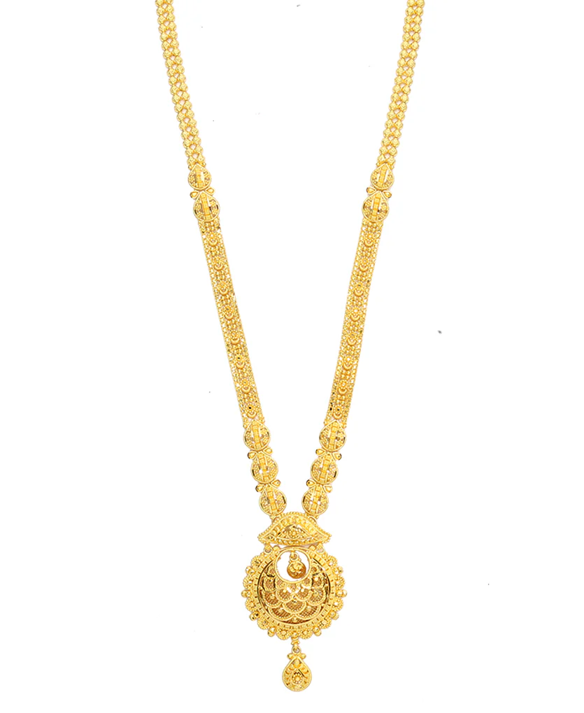 Virasat Charm Yellow Gold Necklace For Women - Image 2