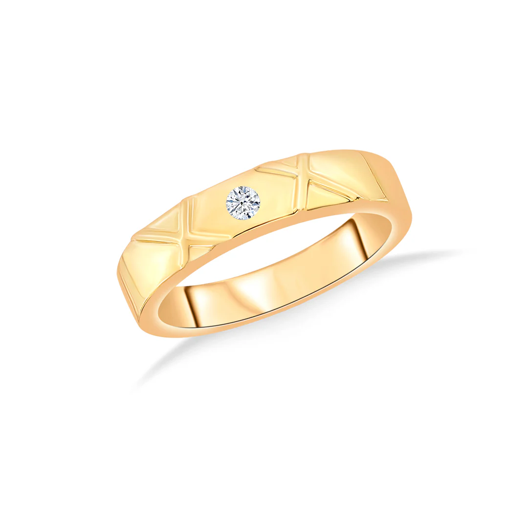 Xylon Mark Gold & Diamond Ring - Image 2
