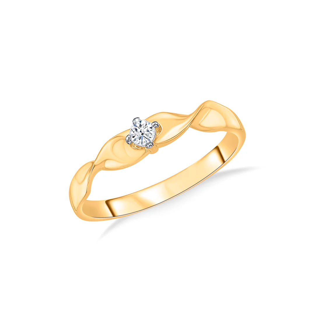 Zen Link Gold Casual Ring For Women - Image 2