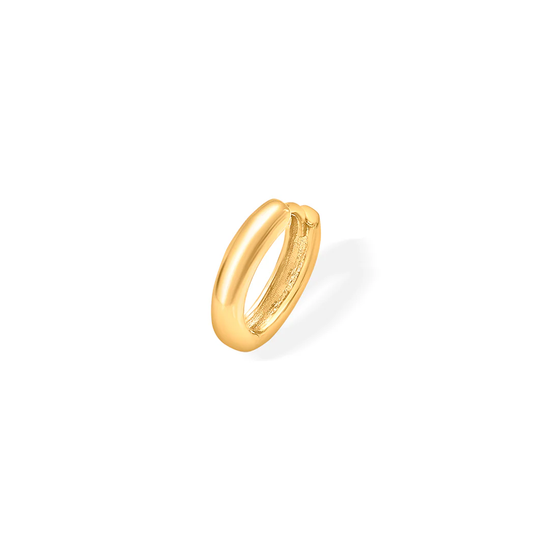 Zylo Swirl Bali Gold Men's Earring - Image 4